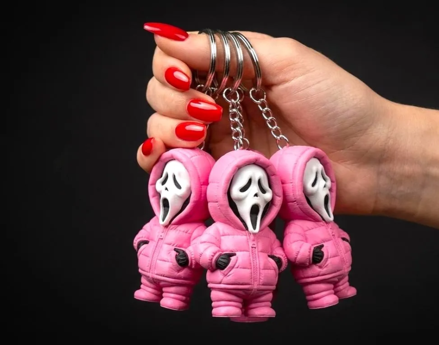 GHOST FACE KEYCHAING