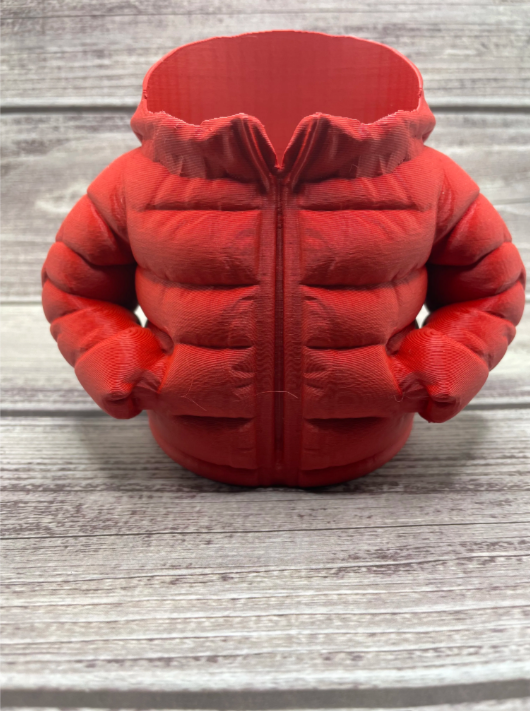 Puffer Jacket Can Koozie