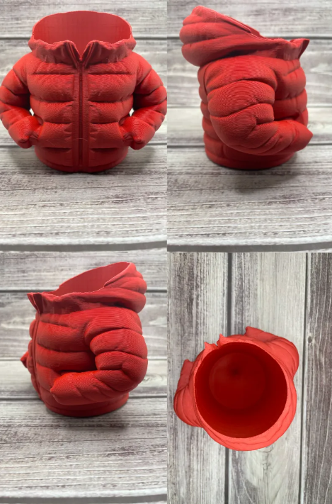 Puffer Jacket Can Koozie