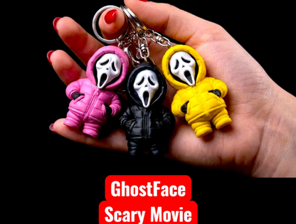 GHOST FACE KEYCHAING