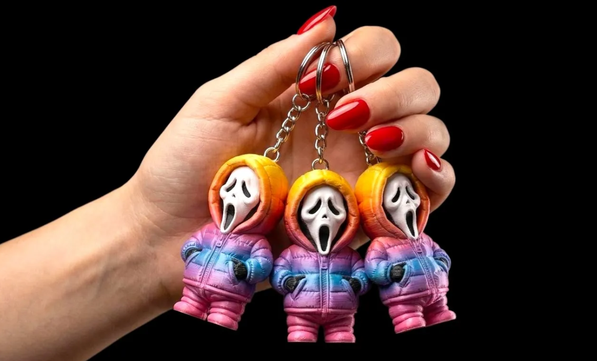 GHOST FACE KEYCHAING