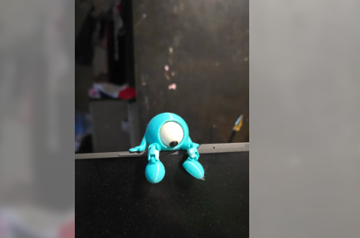 Fun-Eye Guy 3D Printed Toy, Stress Relief Gag Gift, 2 Inch Figure